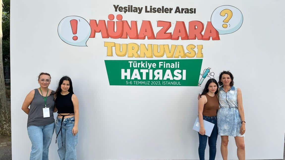 Yeşilay Türkiye Münazara Turnuvasına Katıldık